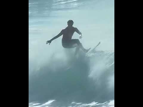 Connor O’Leary surfing