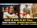 'How Is She So Tall? ' Reactions As Baby Gloria Strikes Pose With Mummy Gloria Bamiloye