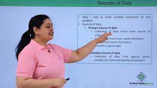Class 11th – Sources of Data | Statistics for Economics | Tutorials Point