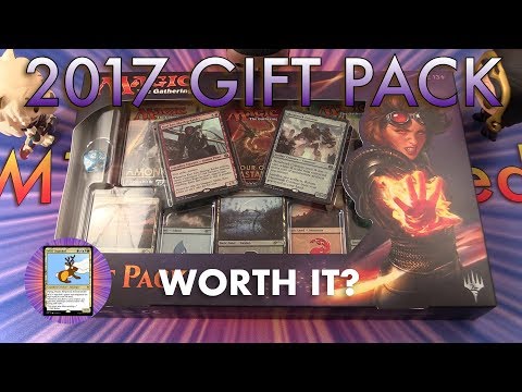 MTG Unpacked - Unboxing a 2017 Gift Pack of Magic: The Gathering cards
