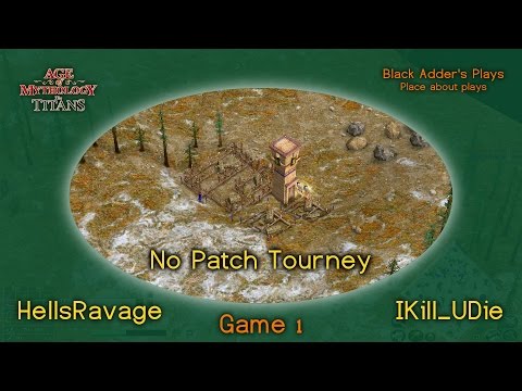 No Patch Tourney, R1 - HellsRavage vs. IKill_UDie, G1 - Oranos vs Set, Tundra - Age of Mythology: TT