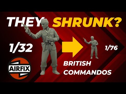 Airfix British Commandos HO-OO or 1/76 Scale