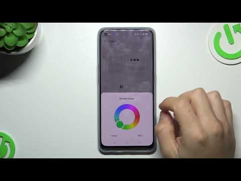 System colors on the Oppo Find X5 Lite phone | system customization