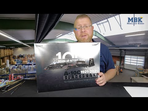 MBK packt aus #1103 - 1:48 A-10C Blacksnake 1921-2021 Indiana Air National Guard (Great Wall Hobby)
