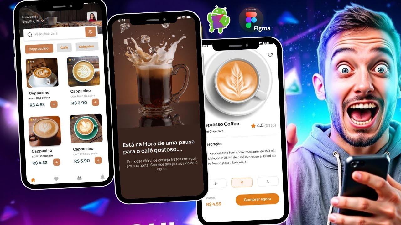 🔴 Aplicativo de Cafeteria Feito no Android Studio - Kotlin 🔴