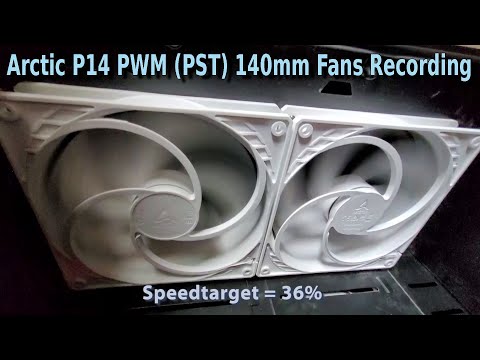 Arctic P14 PWM (PST) 140mm Fans Recording