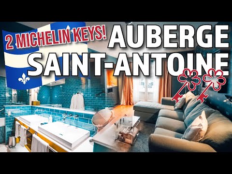 This Canadian Hotel Has TWO Michelin Keys 🔑 Auberge Saint-Antoine Review