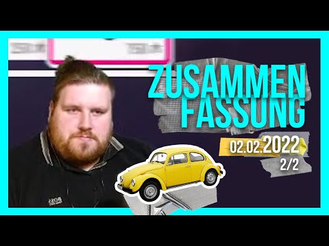 Drachenlord Stream 02.02.2022 2/2 (ZUSAMMENFASSUNG) / VW Käfer ohne Unge (Gegen Mobbing)
