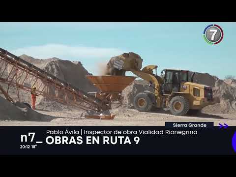 SIERRA GRANDE: MEJORAS EN RUTA 9