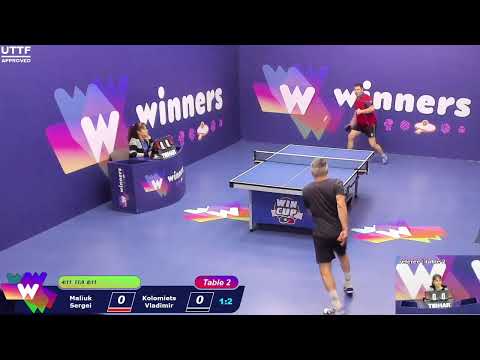 WINners CUP table 2  03.11 Maliuk Sergei - Kolomiets Vladimir  17:15