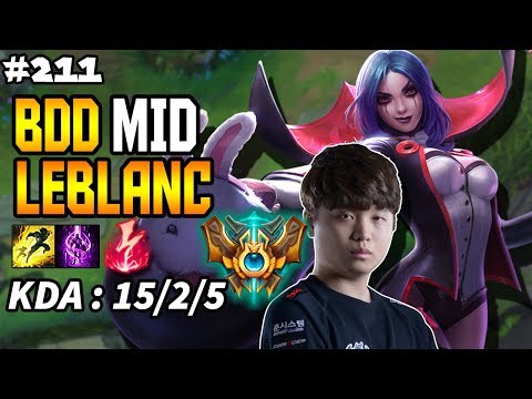 LZ BDD Leblanc VS Kassadin MID - Korea Challenger Season 8
