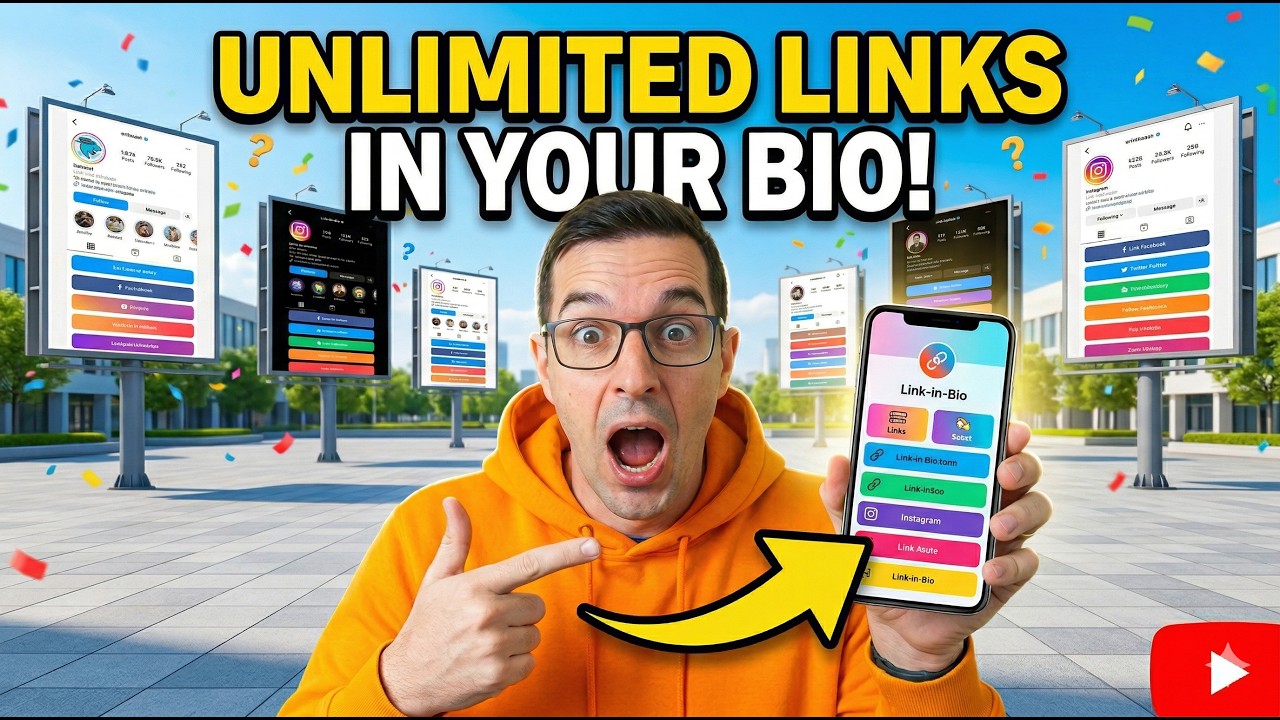 UNLIMITED LINKS IN BIO 🚀 How to Create a Link in Bio Page for Instagram, YouTube, TikTok & Kwai