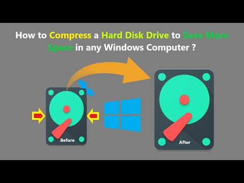 How to Compress a Hard Disk Drive to Save More Space in any Windows Computer ?