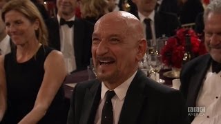 SIGOURNEY WEAVER Seduces Sir BEN KINGSLEY - 2013 Britannia Awards on BBC AMERICA video