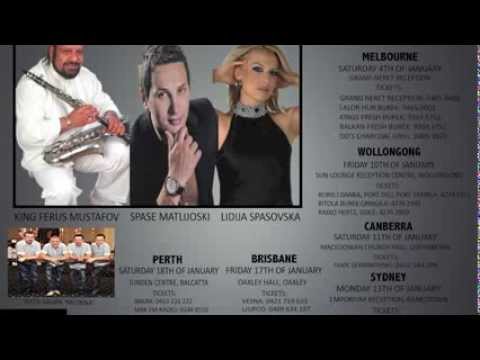 King Ferus Mustafov, Lidija Spasovska, Spase Matlijoski turneja 2014