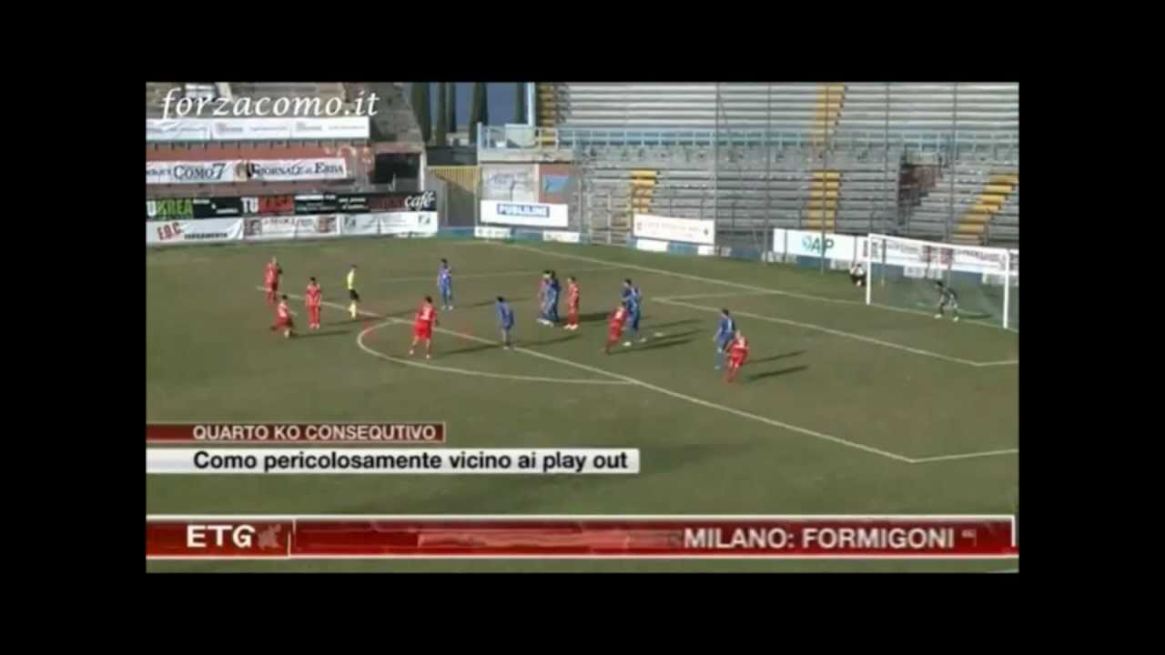 Punizione da cineteca di Berardocco in Como Viareggio 1-2