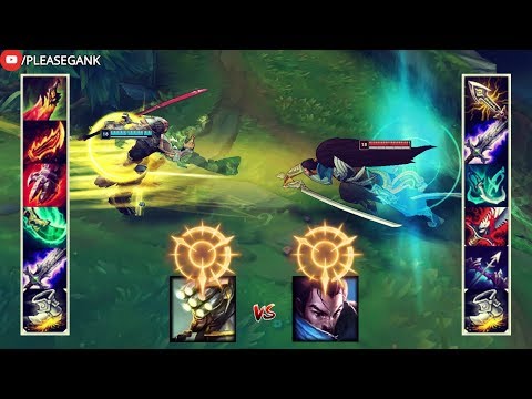 YASUO vs MASTER YI FULL BUILD FIGHT! & 18 LEVEL | 1V1!
