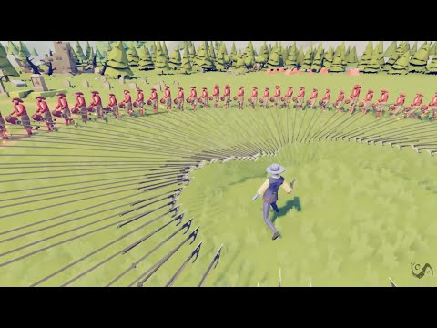 TABS: 100x Harpoon vs Every All Units (Legacy Version)