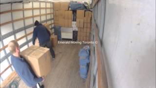 Emerald Moving 3 Man Crew loading a 26