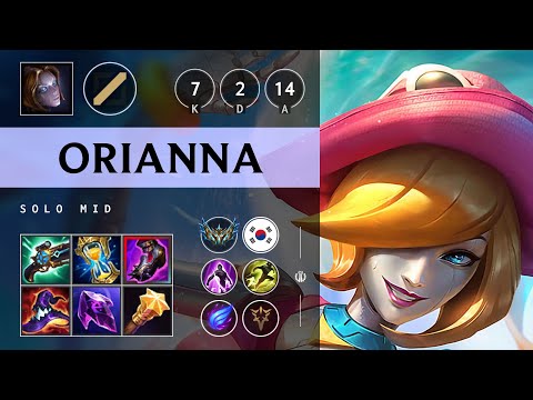 Orianna Mid vs Taliyah - KR Challenger Patch 25.18