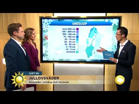 Så blir vädret på skidorterna - Nyhetsmorgon (TV4)