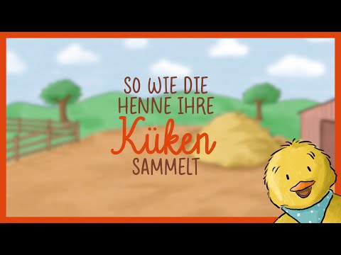 So wie die Henne ihre Küken sammelt