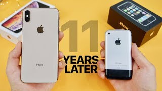 iPhone XS Max vs Original iPhone 2G! 11 Year Comparison