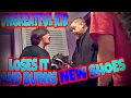 UN GREATFUL KID LOSES IT AND BURNS NEW SHOES
