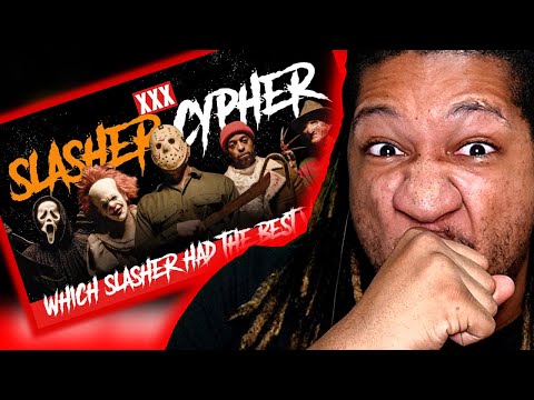 Reaction to XXX SLASHER CYPHER - JASON, CANDYMAN, PENNYWISE, GHOSTFACE, AND FREDDY