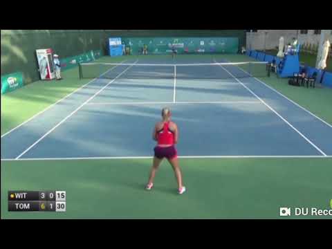 ITF UAE $100K+H Women 2018 Round of 32 | Carina Witthöft v Viktoriya Tomova