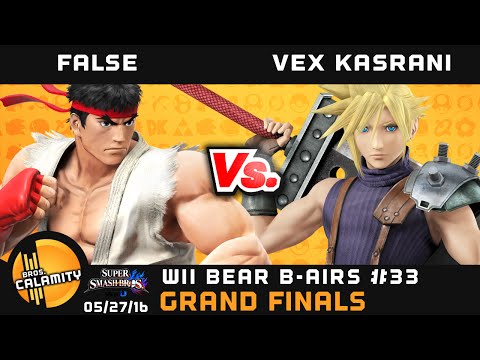 WBB #33 | CT Vex Kasrani (DK, Cloud) vs LoF False (Marth, Ryu) - Grand Finals - Sm4sh Singles