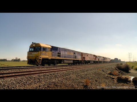 3PM4 Pacific National Steel Train (5/11/2021) - PoathTV Australian Railways