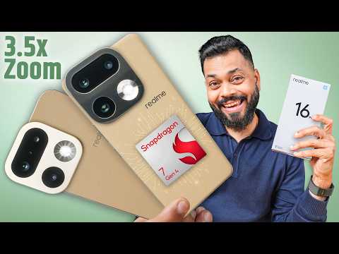 realme 16 Pro+ Unboxing & First Look ⚡ SD 7 Gen 4, 200MP & 3.5x Tele @ ₹35,999*!