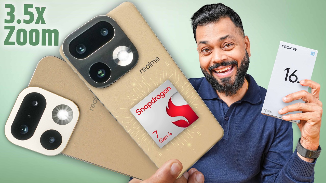 realme 16 Pro+ Unboxing & First Look ⚡ SD 7 Gen 4, 200MP & 3.5x Tele @ ₹35,999*!