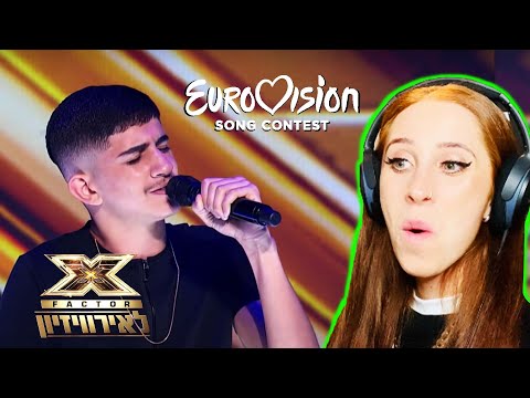 ENGLISH GIRL REACTS TO X FACTOR FOR EUROVISION ISRAEL // IILAY ELMAKIES AUDITION // עץ ירוק מפלסטיק