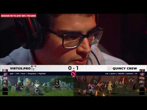 [GAME 2] VIRTUS PRO vs QUINCY CREW English Cast [BO3] - Singapore Major 2021 NO DELAY