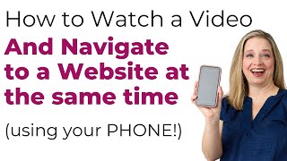 How to Watch a How-To Video and Navigate on Your Laptop at the Same Time