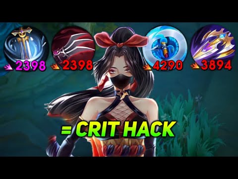 HANABI USERS TRY THIS BURST CRIT DAMAGE HACK BUILD FOR 2025!💀 (please try) - HANABI BEST BUILD 2025