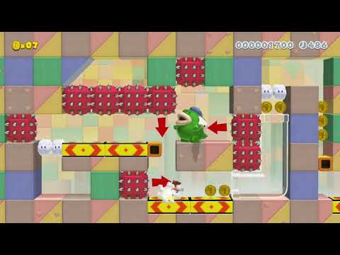 ダッシュブロック回廊 / Dash Block Corridor by ミウミウ - Super Mario Maker 2 - No Commentary 1ca