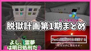 【マイクラ脱獄】レイマリ脱獄計画第１期。個人的まとめ