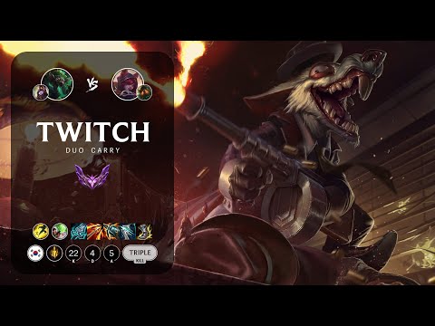 Twitch ADC vs Xayah - KR Master Patch 13.13