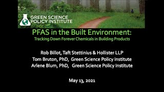 Arlene Blum - Eliminating Unnecessary Uses of PFAS in Building Materials -  Introduction