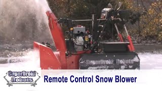 Snow Blower Robot Remote Controlled by SuperDroid Robots