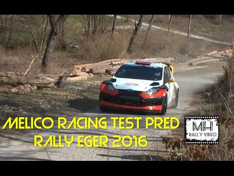 Melico racing test pred Rally Eger 2016