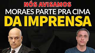 We warned you! Moraes threatens the press after news of his meeting with Varcaro and BRB.