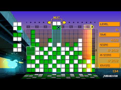 LUMINES REMASTERED (PS4 Pro, 1080p 60fps) - The first 10 minutes of gameplay