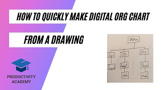 How To Quickly Make A Digital Org Chart From A Drawing
