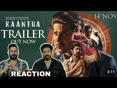 Kaantha Official Trailer Reaction | Dulquer Salmaan Rana Selvamani Selvaraj | Entertainment Kizhi