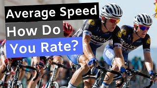 What Is A Good Average Speed For A Road Biker | How Do You Compare | Short Video