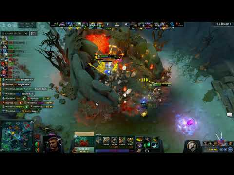 Newbee and Winstrike 2nd Rosh fight